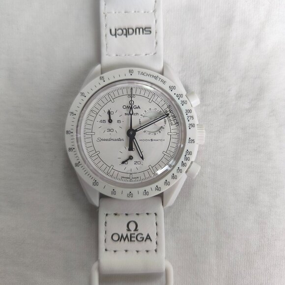 🆓⌚Swatch x Omega Moonswatch Mission To Moonphase Snoopy - Picture 2 of 5